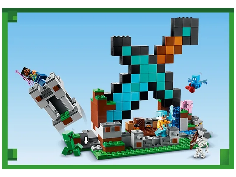 Lego Minecraft nepriateľské moby.