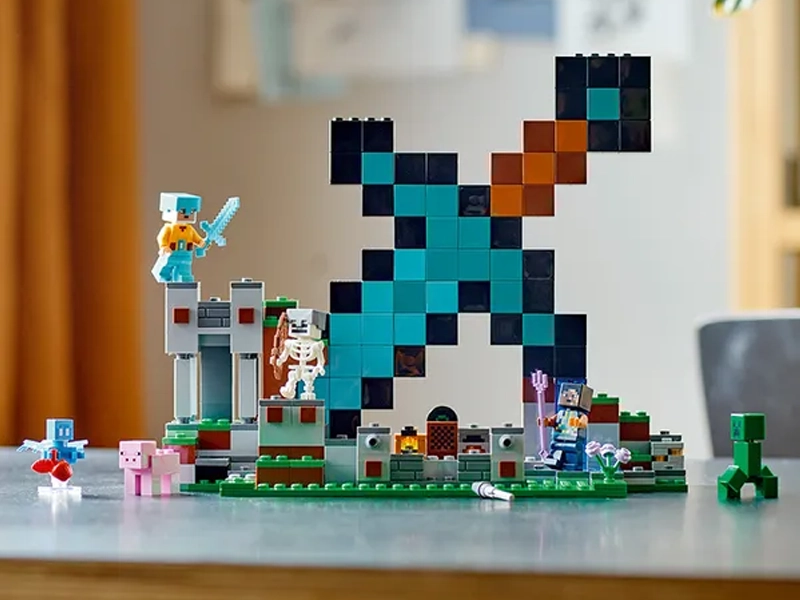 LEGO Minecraft Rytierska základňa.
