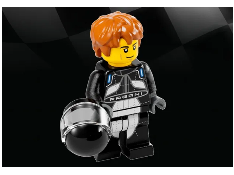 Lego Speed Champions minifigúrka vodiča.