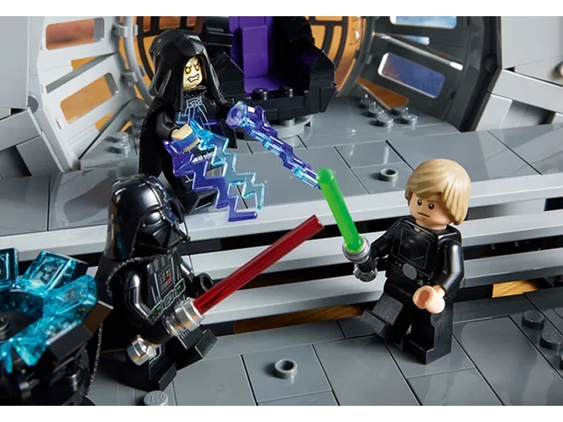 Lego Star Wars minifigurky Luke Skywalker a Darth Vader.