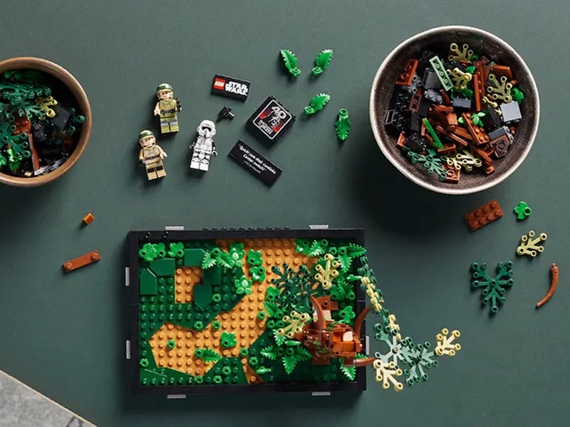 Lego Star Wars Naháňačka spídrov na planéte Endor™ – dioráma.