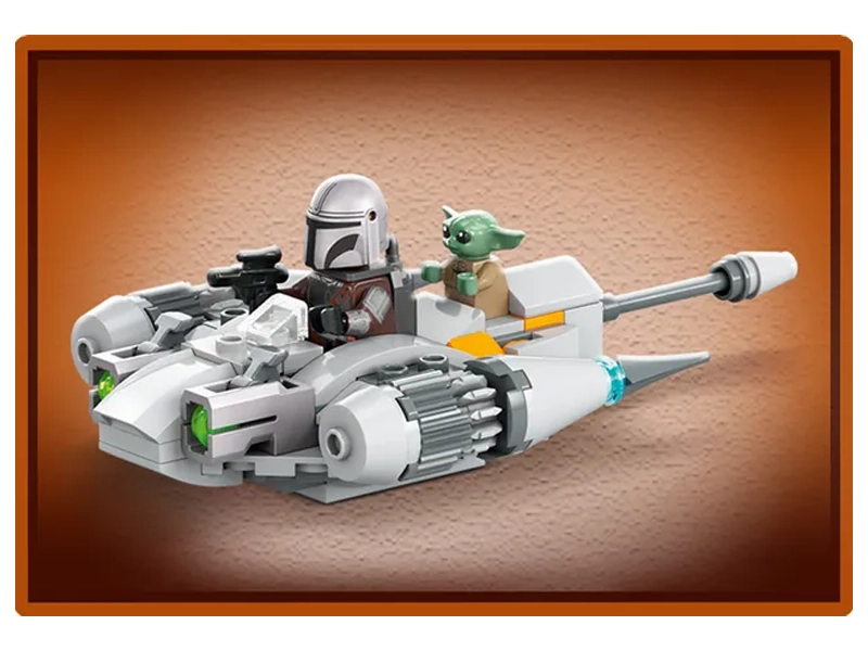 LEGO STAR WARS 75363 Baby yoda a Mandalorian.