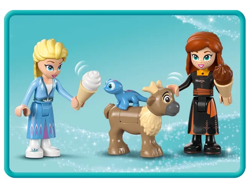 LEGO DISNEY 43238 Elsa a hrad z Ľadového kráľovstva.