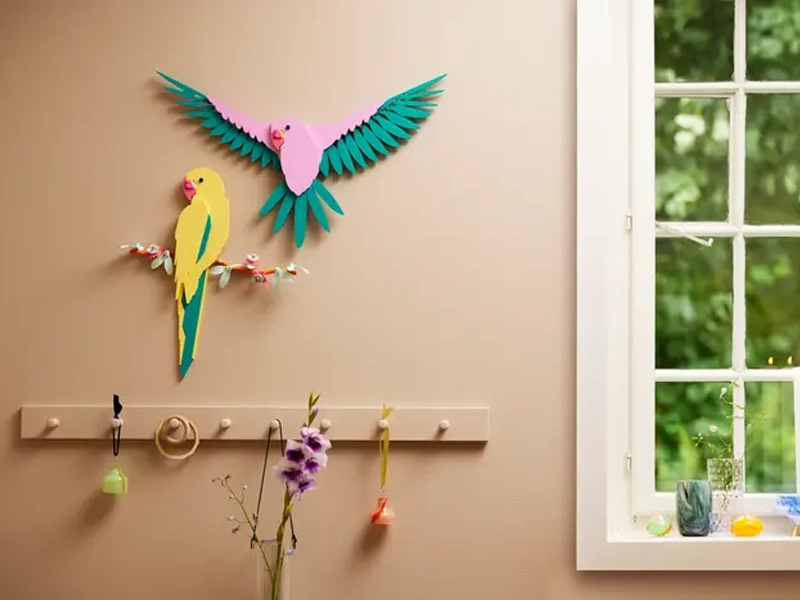 Stavebnica LEGO Art Papagáje ara.