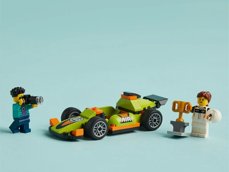 LEGO City Zelené pretekárske auto.