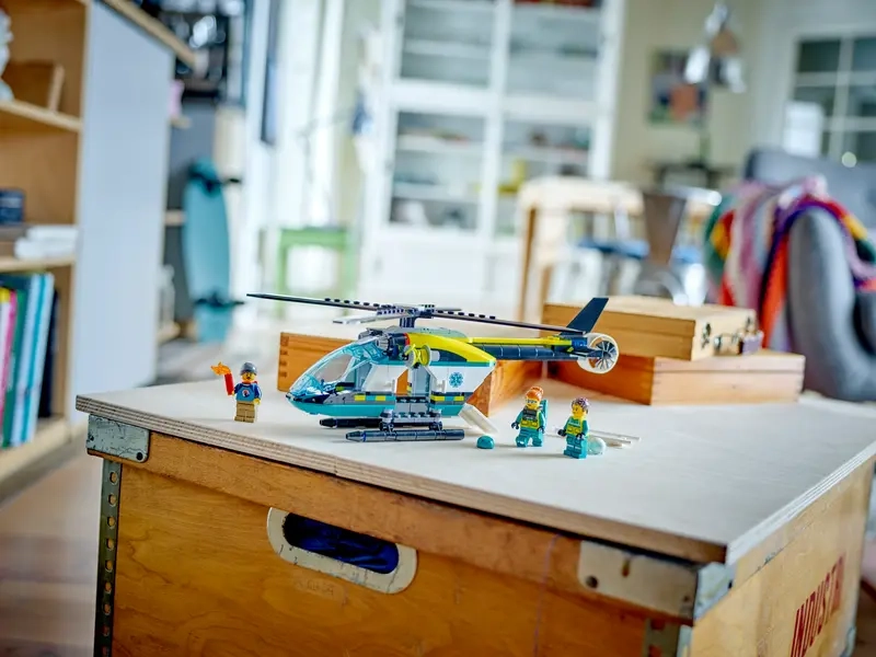 LEGO City Záchranárska helikoptéra.