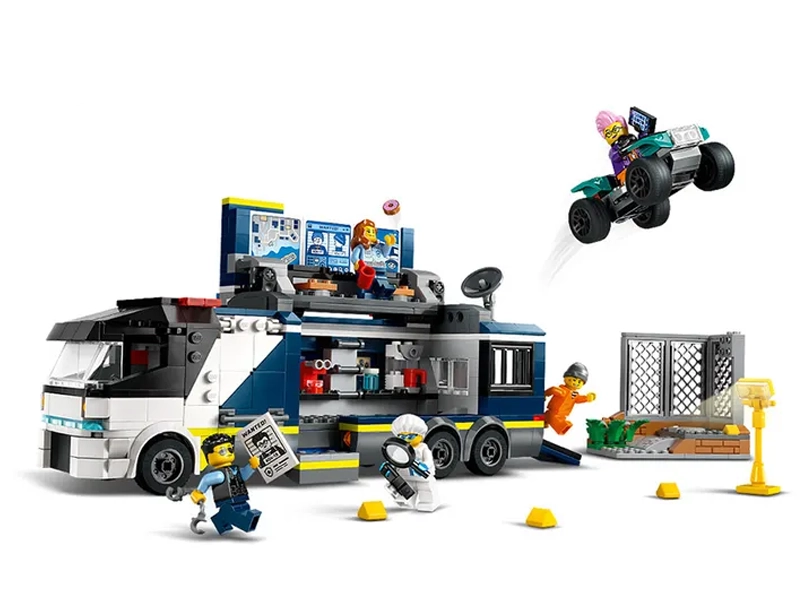 LEGO CITY Mobilné kriminalistické laboratórium policajtov.