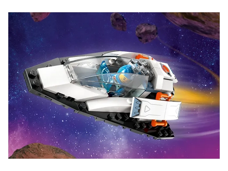 LEGO City Vesmírna loď a objav asteroidu.