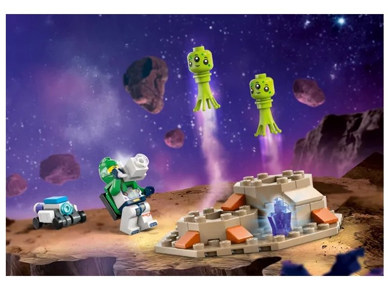 LEGO City 60431 Prieskumné vesmírne vozidlo a mimozemský život.
