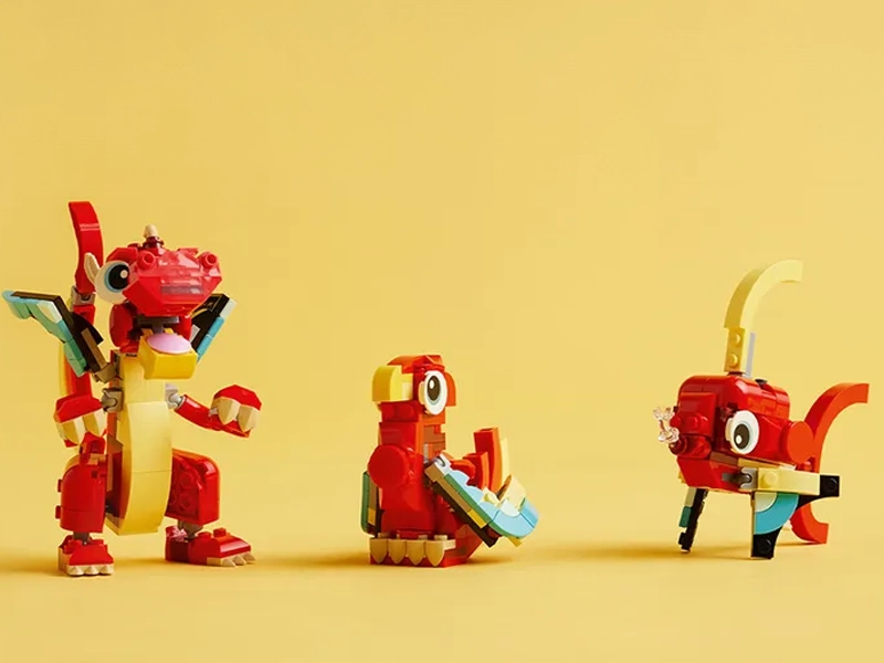 LEGO creator 3 v 1 Červený drak.