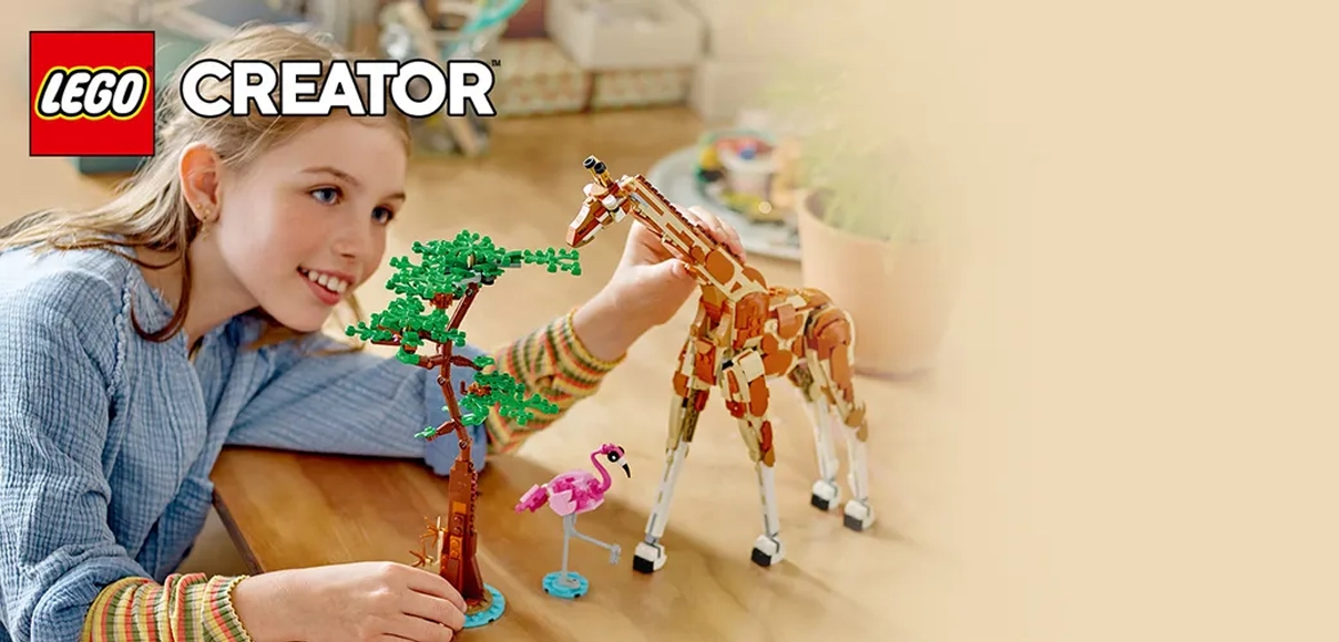 HERO LEGO Creator Divoké zvieratá zo safari.