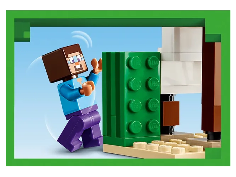 LEGO Minecraft Steve.