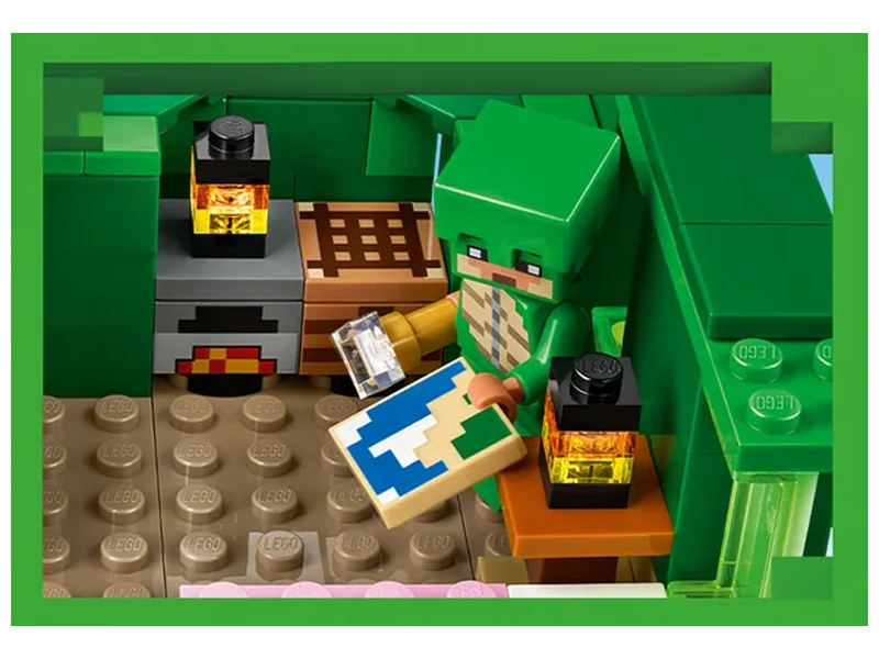 LEGO Minecraft Korytnačí domček.