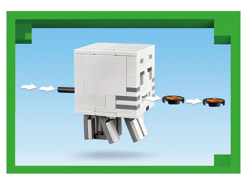 LEGO 21255 Minecraft Prepadnutie portálu do Netheru.