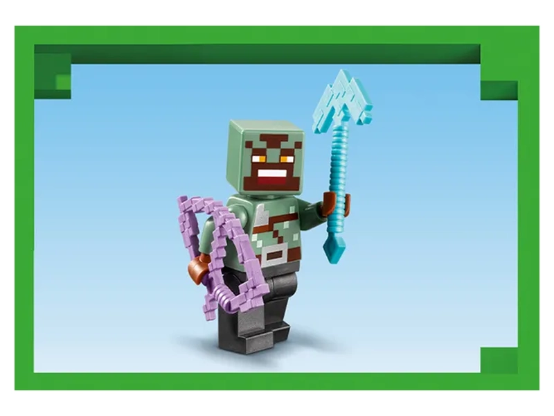LEGO Minecraft Bojovnik Ohyzda.