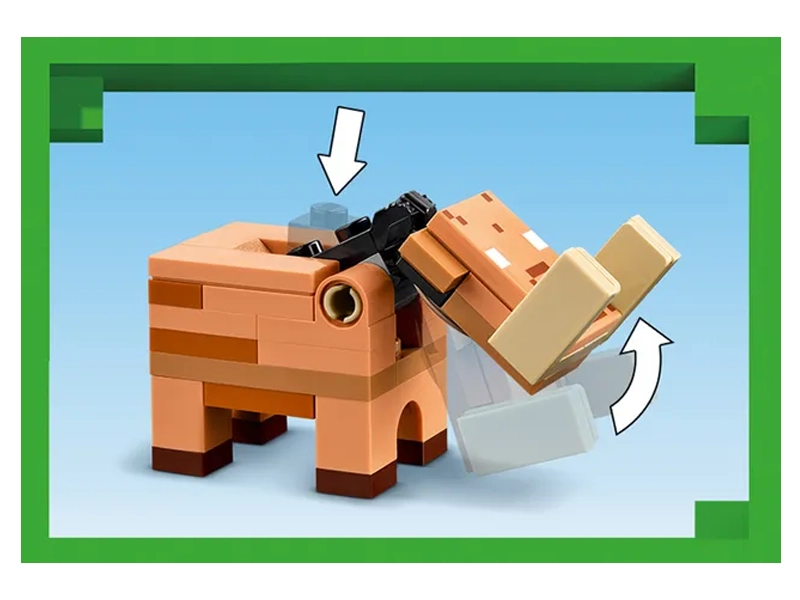 Stavebnica LEGO Minecraft Prepadnutie portálu do Netheru.