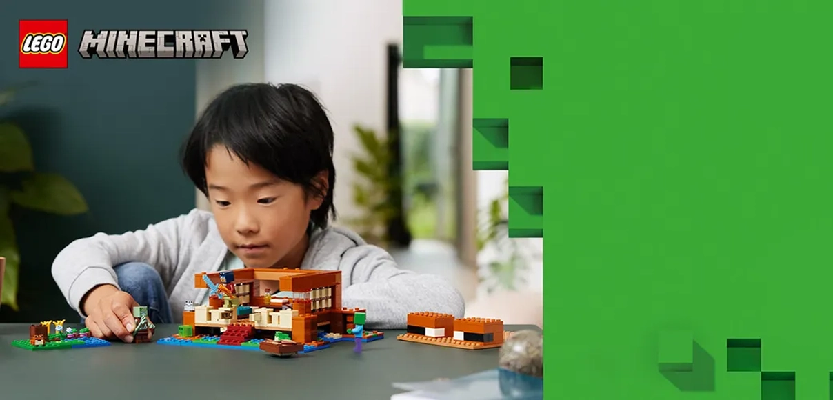 HERO LEGO Minecraft Žabí domček.