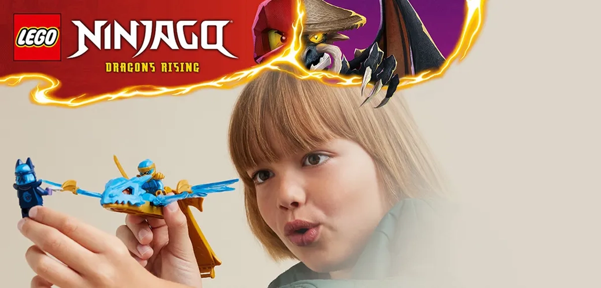 LEGO NINJAGO Nya a útok draka.