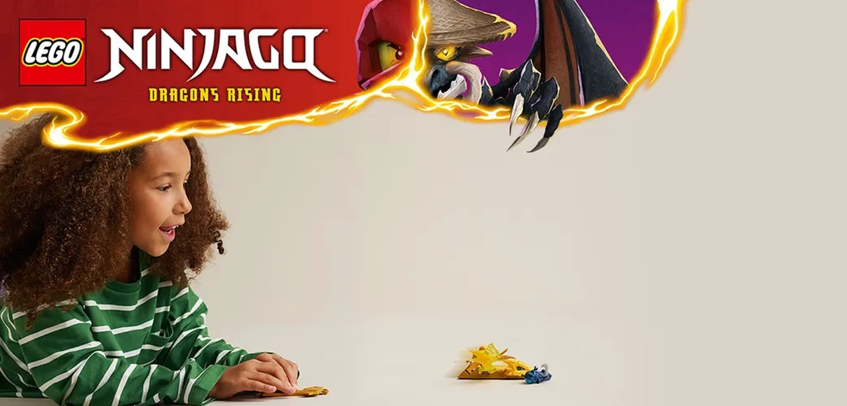 Hero LEGO NINJAGO Arin a útok draka.
