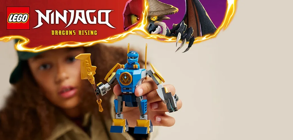 HERO LEGO NINJAGO Bojový balíček Jayovho robota.