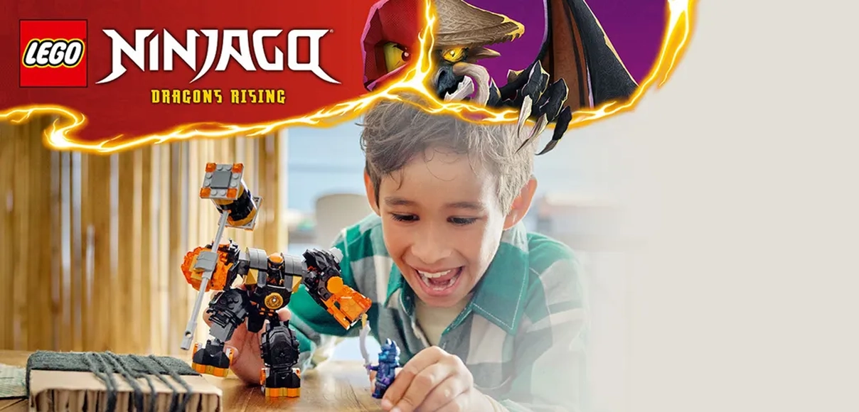 Hero LEGO Ninjago Coleov živelný zemský robot.