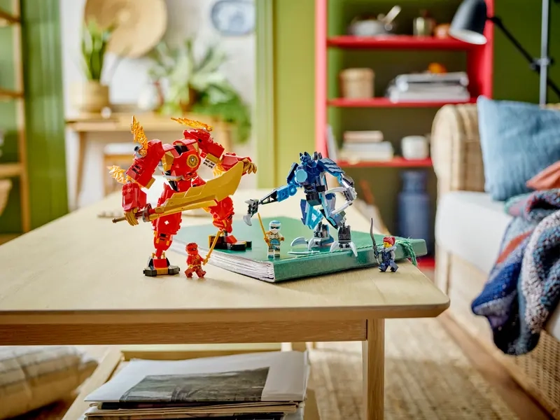 Stavebnica LEGO® NINJAGO Kaiov živelný ohnivý robot.