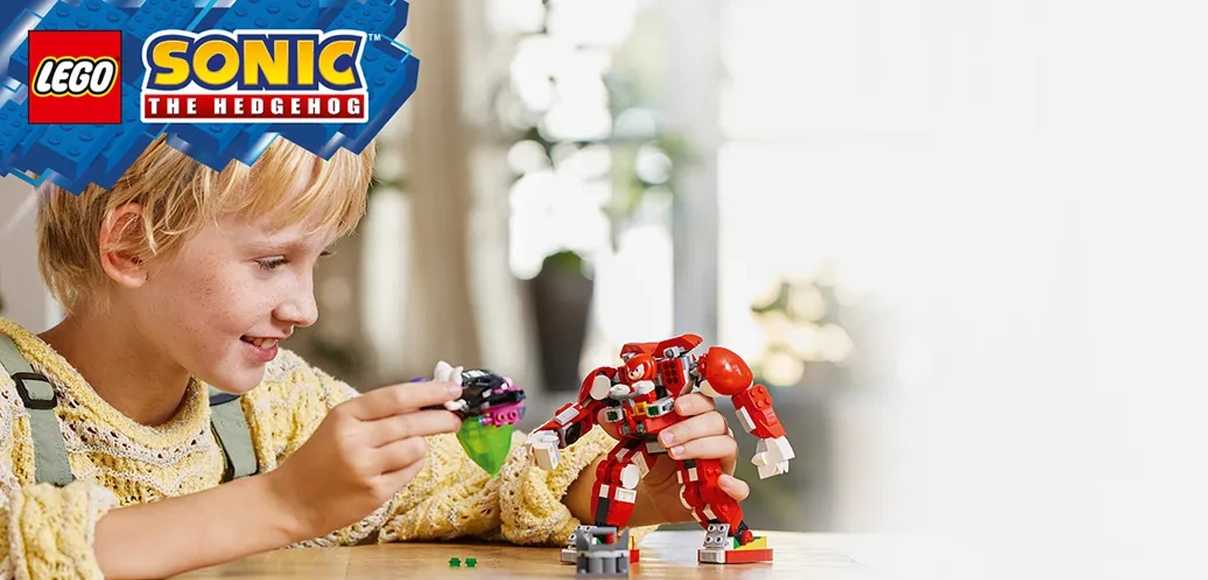 HERO LEGO Sonic the Hedgehog Knuckles a jeho robotický strážca.