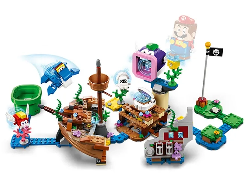 LEGO Super Mario Dobrodružstvo vo vraku lodi.