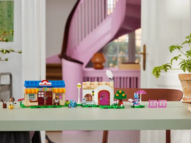 LEGO Animal Crossing Nook's Cranny a dom Rosie.