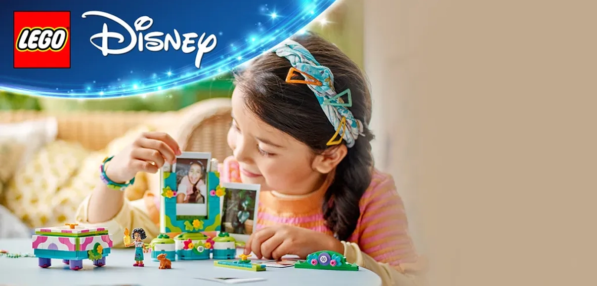 HERO LEGO Disney Encanto Mirabelin fotorámik a šperkovnica.