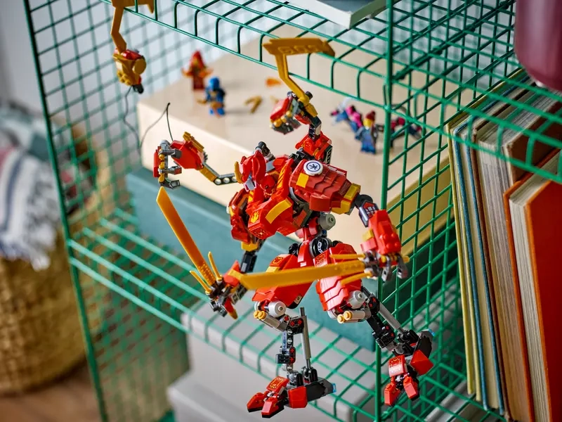 Stavebnica LEGO NINJAGO Kaiov nindžovský robotický oblek.