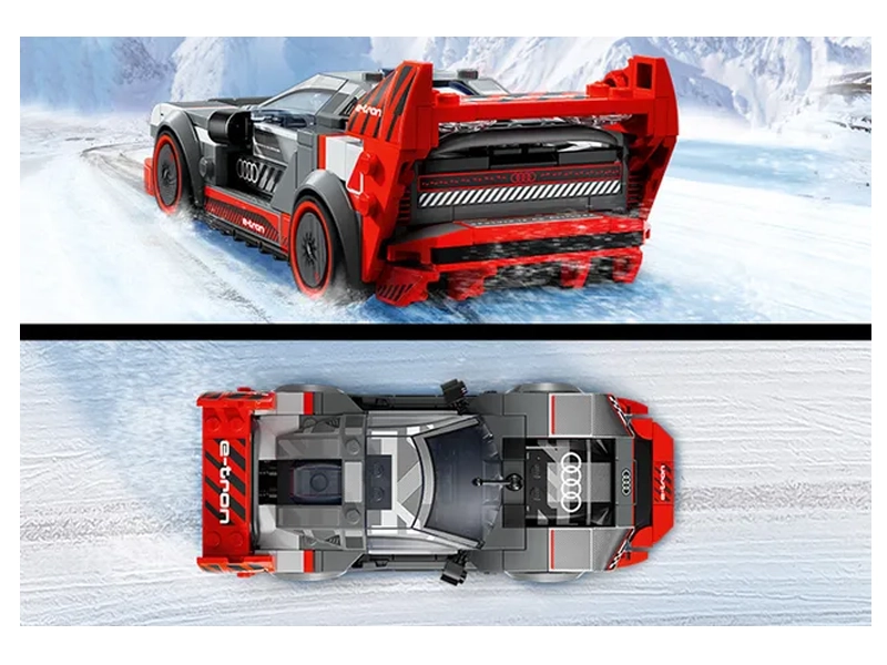 LEGO Pretekárske auto Audi S1 e-tron quattro.