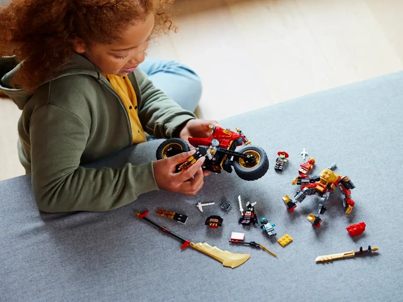 Lego Ninjago Kaiova robomotorka EVO.