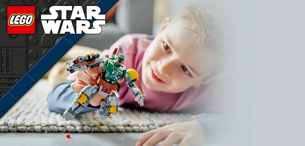 Hero Lego Star Wars Robotický oblek Bobu Fetta.