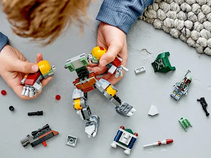 Lego Star Wars Robotický oblek Bobu Fetta.