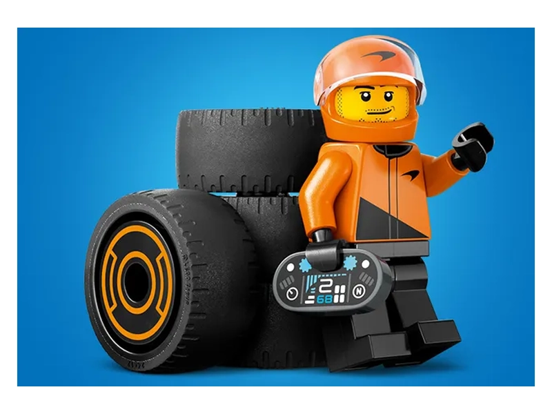 LEGO 60442 City Minifigúrka Jazdec F1.