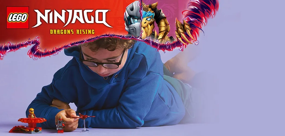 HERO LEGO 71823 NINJAGO Kaiov dračí Spinjitzu spinner.