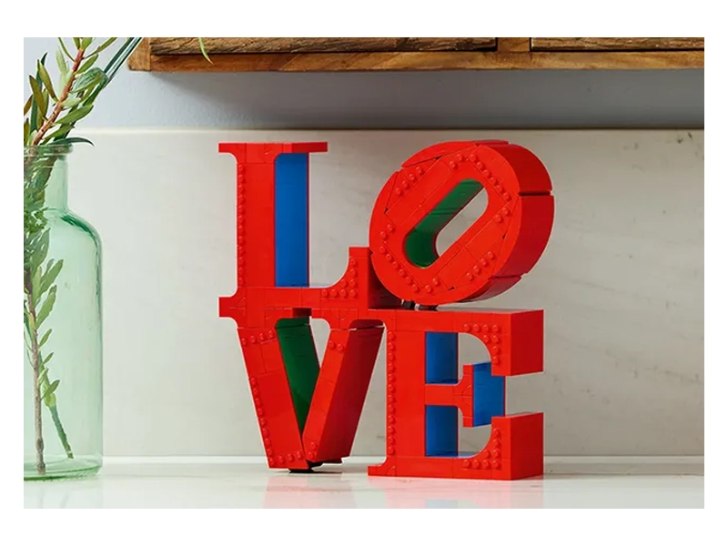Stavebnica LEGO ART LOVE.