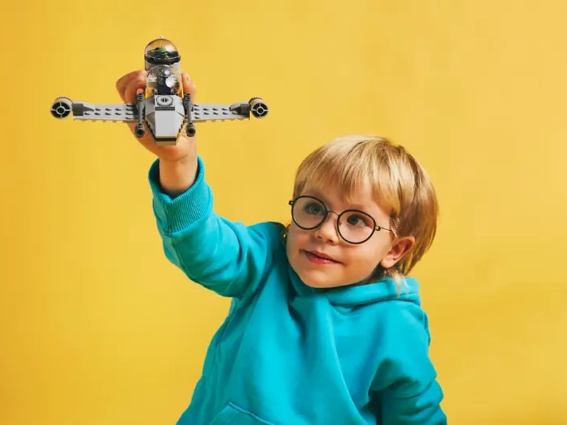 LEGO STAR WARS Mando, Grogu a stíhačka N-1 Starfighter™.