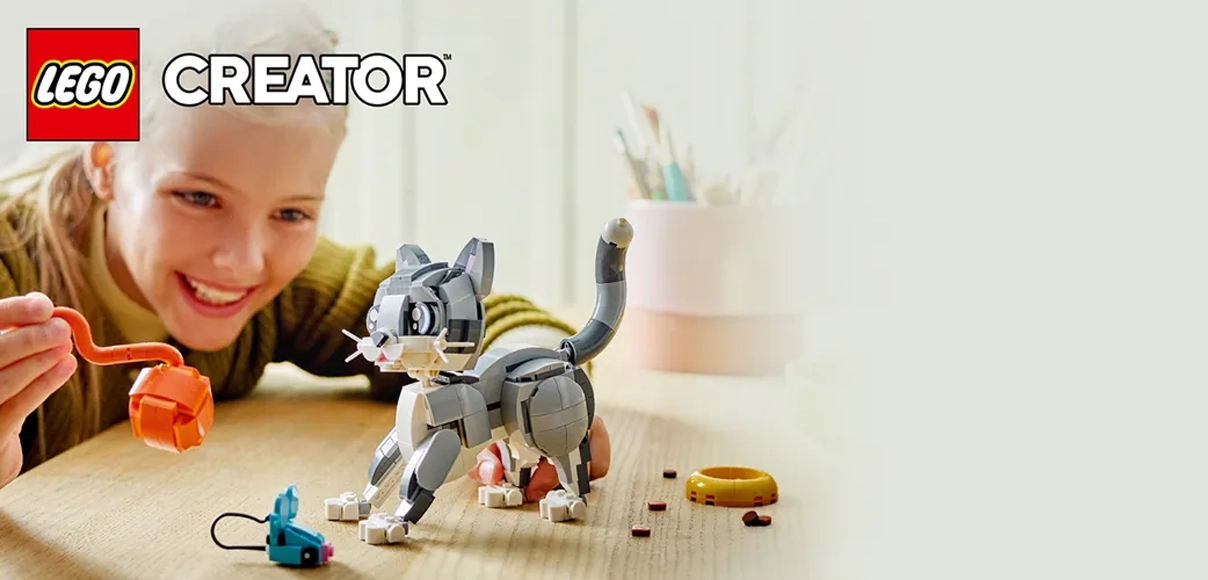 HERO LEGO 31163 Creator 3v1 Hravá mačka.