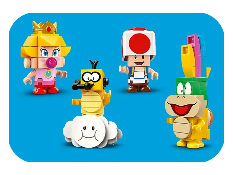 LEGO 72036 Mario Kart™ minifigúrky.