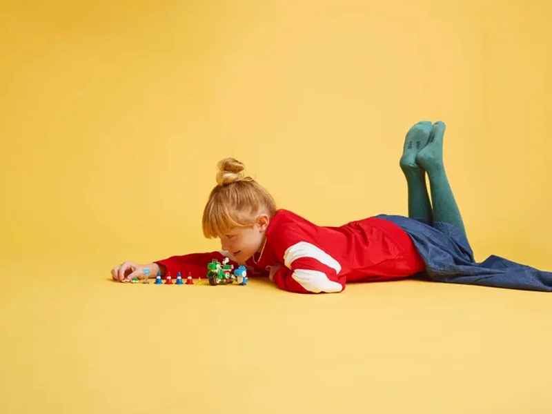 Stavebnica LEGO 72031 Super Mario Mario Kart™ – Yoshi Bike.