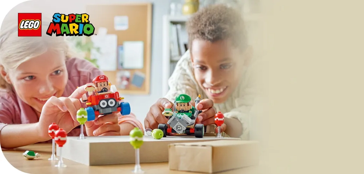 HERO LEGO 72034 Super Mario™ Mario Kart™ – Baby Mario vs. Baby Luigi