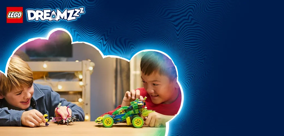 HERO LEGO DREAMZZZ 71491 Mateo a akčné pretekárske auto Z-Blob.