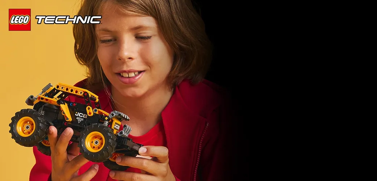 HERO LEGO® Technic 42199 Monster Jam™ DIGatron™ s naťahovacím motorom.