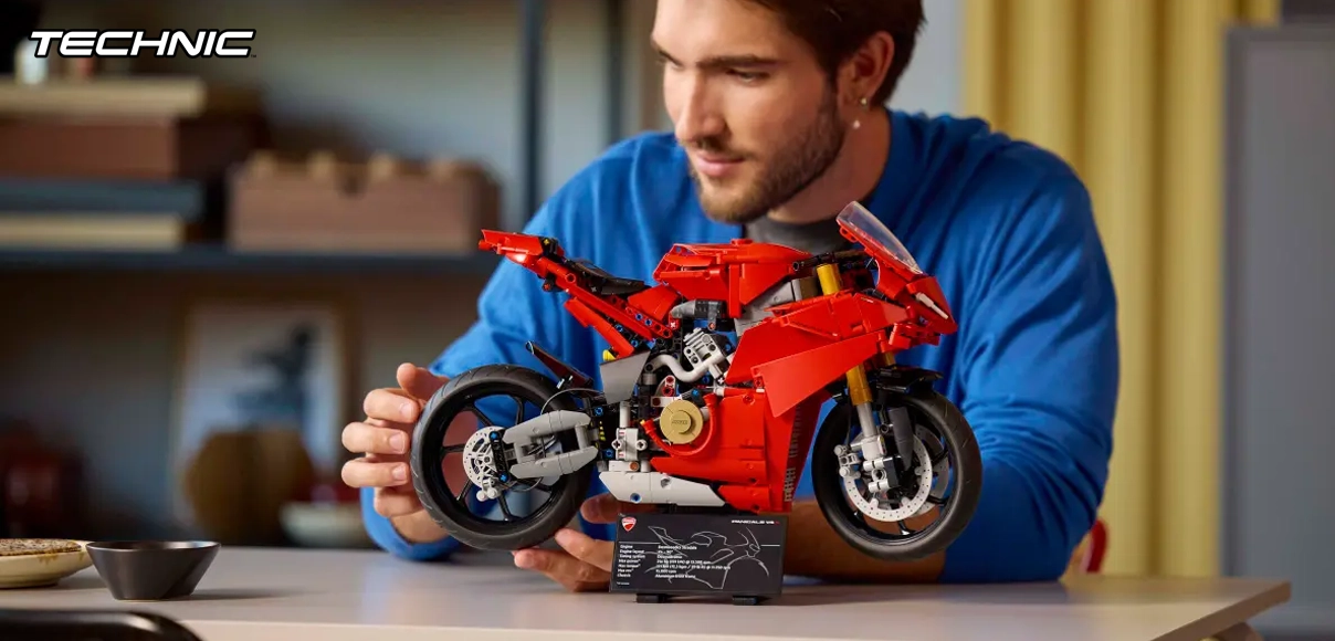 HERO LEGO 42202 Technic Motocykel Ducati Panigale V4 S.