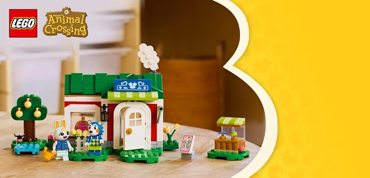 HERO LEGO ANIMAL CROSSING 77055 Obchod s oblečením Able Sisters.