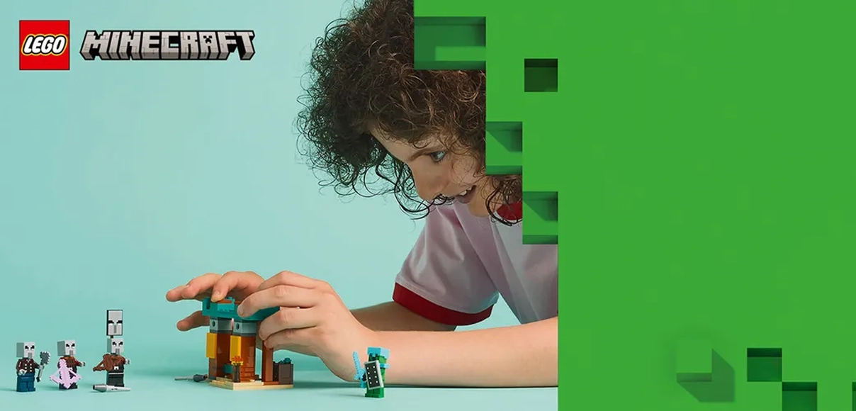 HERO LEGO 21267 Minecraft Púštna hliadka záškodníkov.