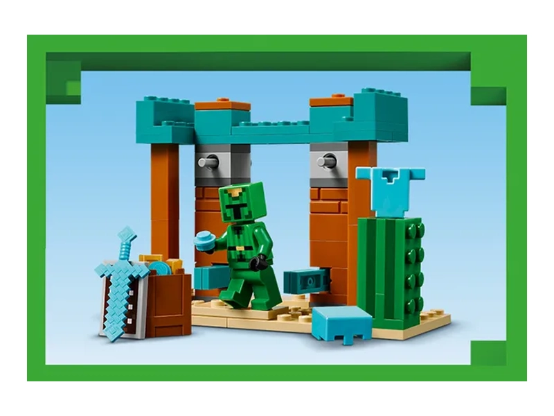LEGO Minecraft Púštna hliadka záškodníkov.