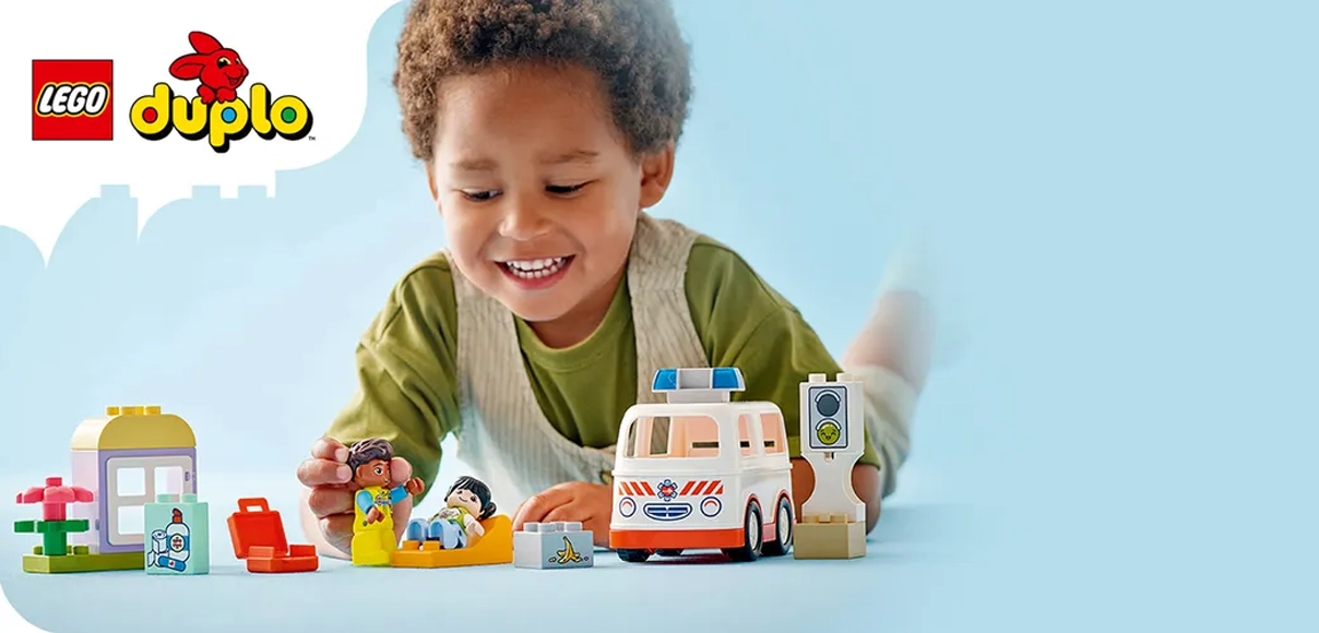 HERO LEGO® DUPLO® 10447 Sanitka a vodič.